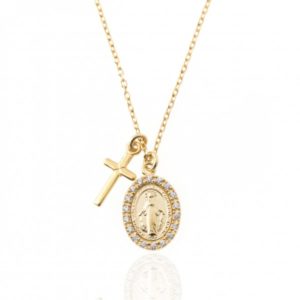 10269-collar-plata-medalla-milagrosa-cruz-dorada-joyeria-acebo