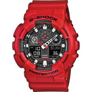 GA-100B-4AER-casio-g-shock-rojo-digital-analogico-joyeria-acebo